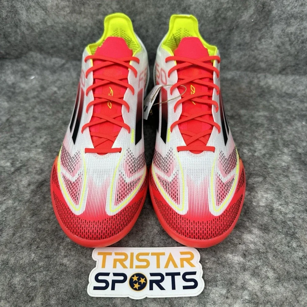 Adidas F50 Pro TF Soccer Shoes Mens Size 7 Womens Sz 8 Pure Victory Turf IE1220